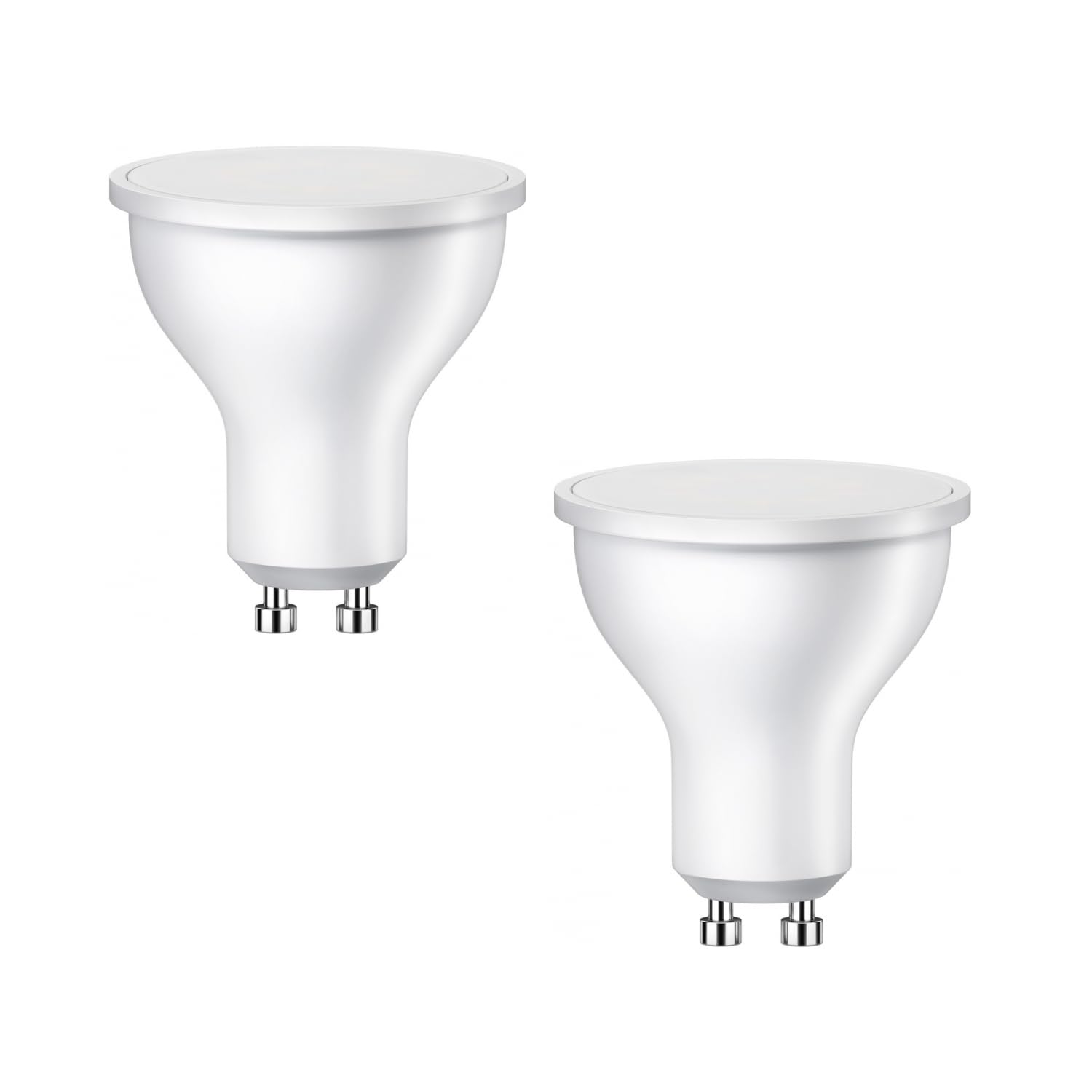 ledscom.de 2 GU10 LED Bulbs, PAR16, Warm White (2700 K), 7 W, 630lm, 103°, matt