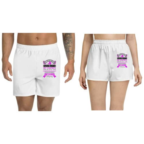 Unisex Regular fit 'Music Violin | Love is not The Dying Moan of a Distant Violin It's The Triumphant Twang of a bedspring' Polyester Shorts [Size S/28In to XL/40In]-image-48