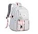 Joymoze Cute Backpack for Girl Teenager Daily Backpack Women Backpack Purse Grey