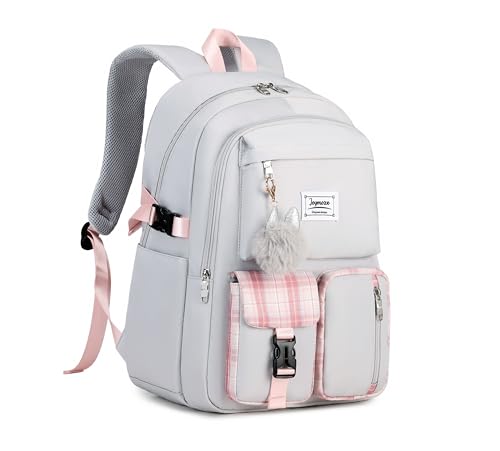 Image of Joymoze Cute Backpack for Girl Teenager Daily Backpack Women Backpack Purse Grey