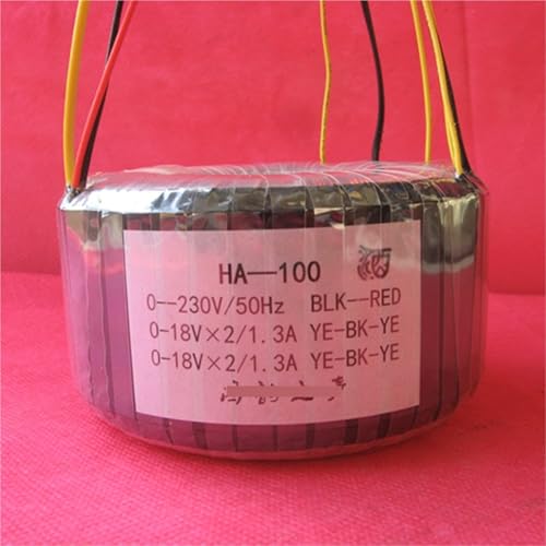 Transformateur toroïdal HA-100W ligne rouge 1 pièce pour alimentation stable