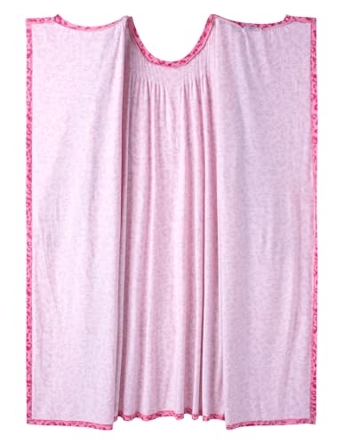 Deyeek Hospital Gowns for Women Post Shoulder Surgery Open Back Adaptive clothing lounge dress for Patients&Seniors Nightgown