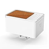 uksunvi Alimentador automático de Peces, alimentador de Peces con Temporizador pequeño, alimentador de Peces con Diseñado para peceras pequeñas y cría de Peces pequeños Ajustable hasta 72 Horas