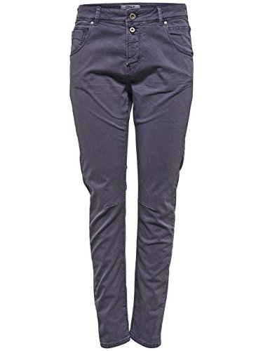 ONLY Damen Boyfriend Hose onlLISE Antifit Pant PNT NOOS, Gr. 36/L32 (Herstellergröße: 36), Grau (Smoked Pearl)