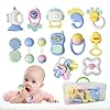 13PCS Baby Rattles 0-6 months, Baby...
