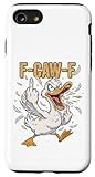 La typographie audacieuse « F-CAW-F » associée à un canard furieux retournant l'oiseau crée une ambiance rebelle hilarante. Parfait pour les fans d'humour sarcastique, de blagues d'oiseaux audacieuses et de designs d'attitude bruyante avec des canards en colère, des plumes volantes et une énergie de dessin animé chaotique.