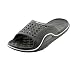 Vertico Slide-on Women's Shower and Poolside Sandal (8/9, Black)