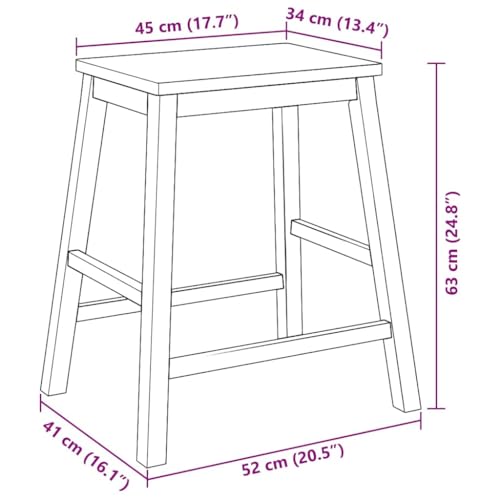 Tabouret de bar scandinave en bois blanc pour îlot de cuisine convivial