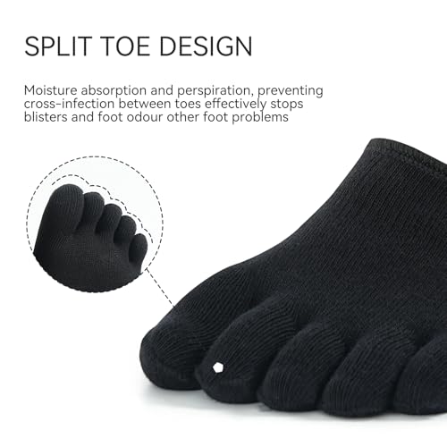 Women's Toe Socks for Mules Half Socks Toe Toppers Liner No Show Invisible Non-slip Toe Covers 6/8 Pairs4