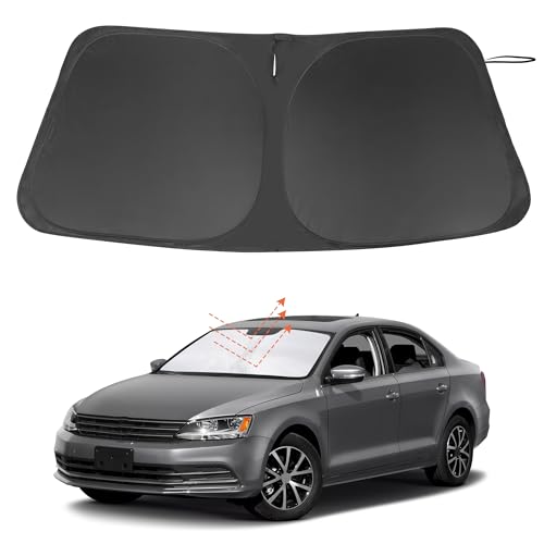 Windshield Sun Shade Custom Fit for 2013-2018 Volkswagen VW Golf MK7 Accessories Foldable Sunshade...