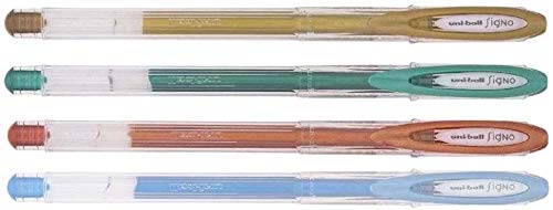 UNI-BALL UM1208CNM Pack 8 Roller UM-120 Metal Sortiment