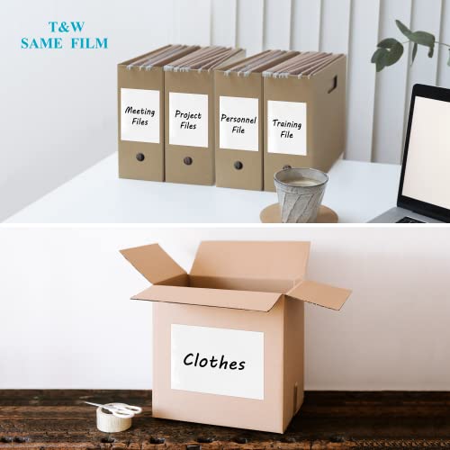 T&W Same Film 6Pack Dry Erase Contact Paper,Dry Erase Sheets,White Board Paper,Desk Whiteboard For School, Home, Office, Shop, Hospital (A5 White) #TOP5