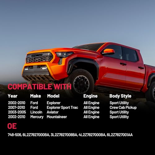 Image of BDFHYK 748-506 Power Window Regulator with Motor Rear Left Compatible with Ford Explorer 2002-2010, Ford Explorer Sport Trac 2007-2010, Lincoln Aviator 2003-2005, Mercury Mountaineer 2002-2010