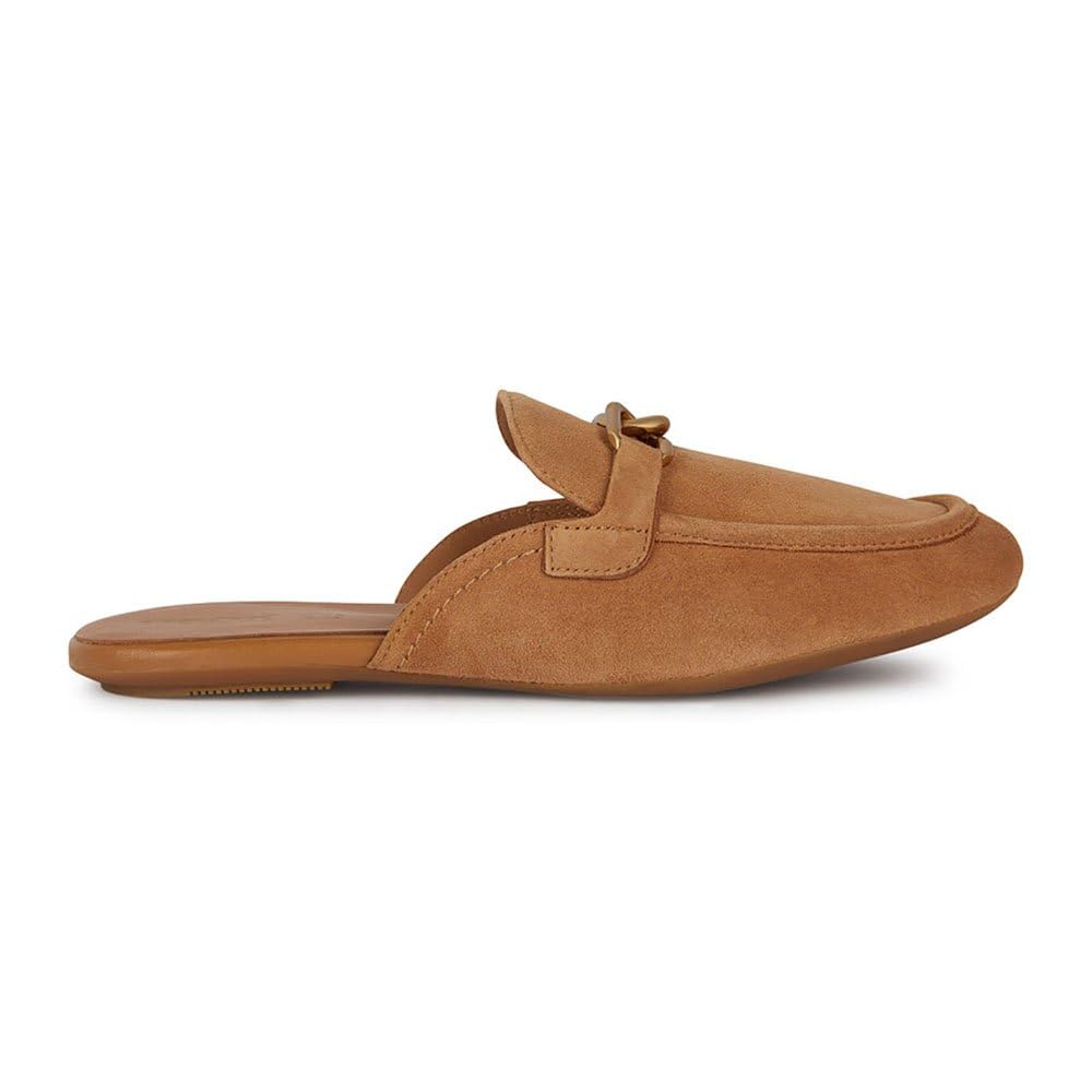 Geox Women's D Palmaria C Loafer Flat, Cognac, 41 EU, Cognac, 7.5 UK