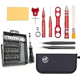 QUA'ANNYU Fishing Reel Maintenance Kit, Professional Fishing Reel Care & Repair Tool Set with 24/30/38-in...