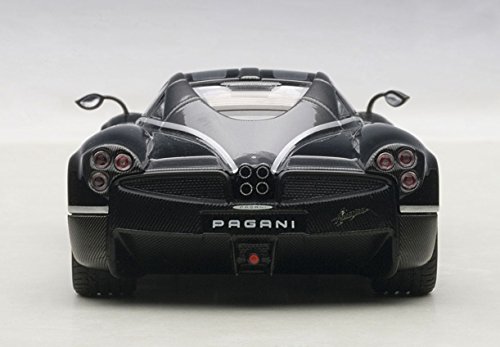 AUTOart 58209 1/43 - Pagani Huayra Black w/Silver Stripes miniatura 6