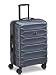 DELSEY Paris Check-in Koffer für Damen und Herren | mittelgroßer Trolley 44 x 28 x 68 cm aus hochwertigem, robustem Polycarbonat Material | Erweiterbar & Teleskopgriff| Meteor Serie