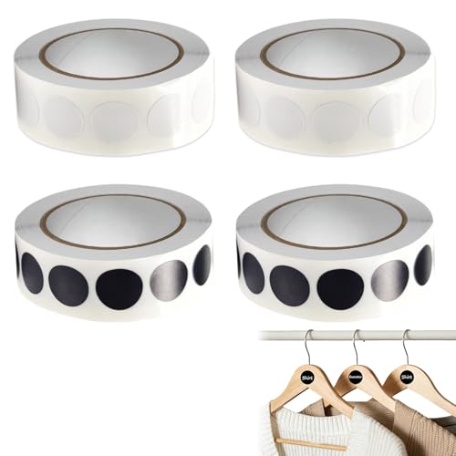 Autocollants Cible Rond pour tir – Lot de 4000 pièces Noir et Blanc, 19 mm, idéal pour entraînement sur cibles, Patchs de tir, Pratique et Polyvalent pour tir Sportif