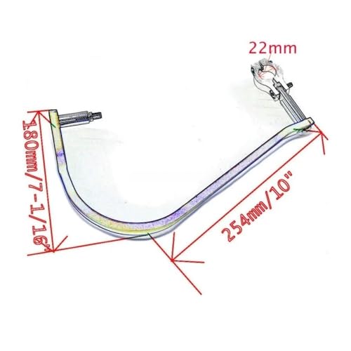 Protège-mains moto aérodynamique déflecteur de vent et de débris - 6
