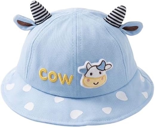 FAMWRAPZ Long Brim Cap for Kids Girls &amp; Boys Summer Sun Beach Hat Unisex Baby Casual Holiday Cap for 2-3 Years