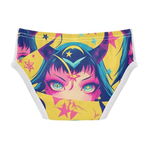 KLL Rainbow Polka Dots Toddler Boys Pure Cotton Boxer Briefs Breathable Children Panties2