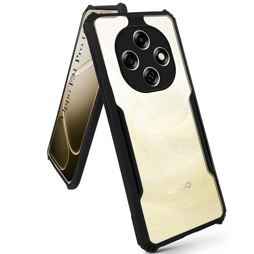 Image of Jkobi Hybrid Back Cover Case for Oppo F31 Pro (Shockproof with Polycarbonate Clear Panel | Professional Black)