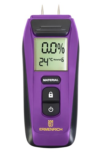 Détecteur d'humidité compact Wett MW20 violet à lecture facile sur écran - 7