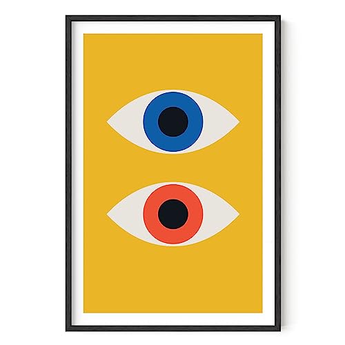 HAUS AND HUES Mid Century Modern Wall Art Print...