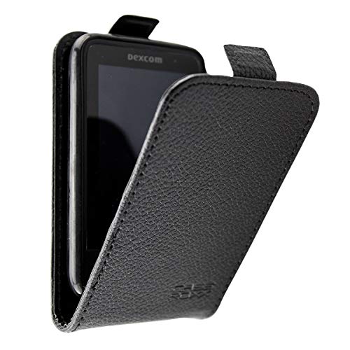 caseroxx Flip Cover for Dexcom G6 Receiver, Case (Flip Cover in black)