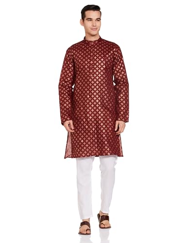 Image of Luxrio Kurta Set for Men Cotton Blend Kurta with Pyjama Set Ethnic Set