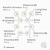 Complesso di Maca Nera Altamente Dosato, 30.000 mg per Dose Giornaliera, 500 mg di Estratto di Maca 20:1 con L-Arginina, Tribulus, Ginseng, Zinco, Vitamine B, 180 Capsule Vegane, Made in Germany