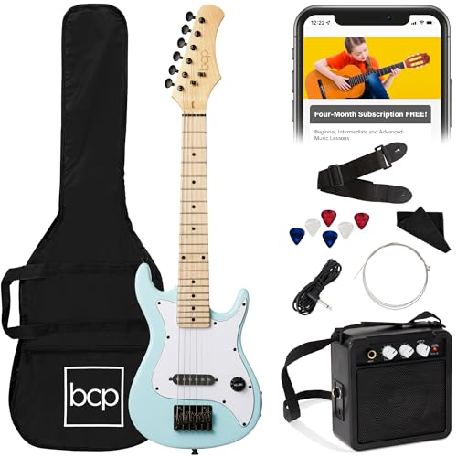 Best Choice Products - Kit de iniciación para guitarra eléctrica para niños de 30 pulgadas con...