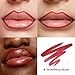 KIMUSE Peel Off Lip Liner Stain, Long Lasting Lip Tint Stain, Waterproof, Transfer-Proof, Highly Pigmented Color Lip Stain Liner, Matte Finish