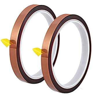 Ruban Thermorétractable PET 12mm X 33m (4 Rouleaux) | Ruban Transfert Haute Température Résistant - Marque Uxcell