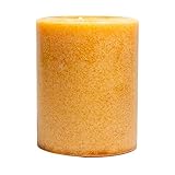 JenSan Harvest Spice Scented Pillar Candle - Handmade – Hand-poured – Strong Scent - Decorative