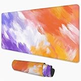 【IMPERMÉABLE ET FACILE À NETTOYER】Ce tapis de souris gaming est doté d'un revêtement imperméable qui empêche les liquides de pénétrer. il se nettoie facilement avec un chiffon ou un essuie-tout