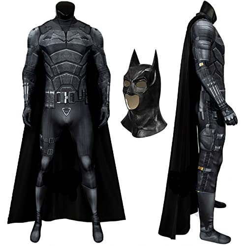Halloween Costume Adult Men, Superhero Cosplay Jumpsuit, Deluxe Spandex