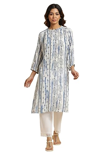 Image of W for Woman Women's Viscose Relaxed Fit Casual Kurta