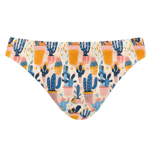 Men's Swim Briefs Cactus Swimsuit Beach Swimwear Bikini M B0403573