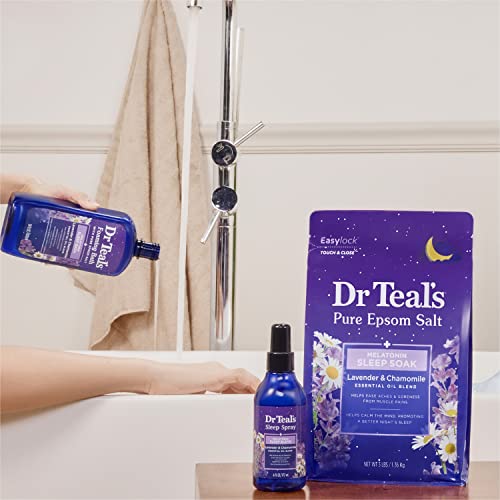 Dr Teal's Sleep Spray, Melatonin & Essential Oils, 6 Fl Oz (Pack Of 3) (Packaging May Vary) #TOP6