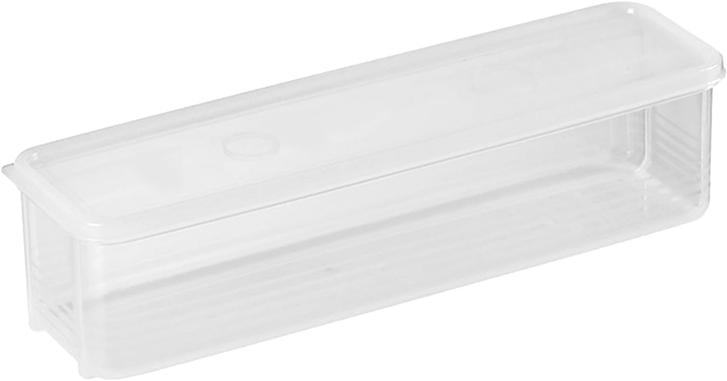 Clear Rectangular Shape Leak Proof Spaghetti Pasta Noodle Dry Food Organizer Storage Container Pantry & Fridge