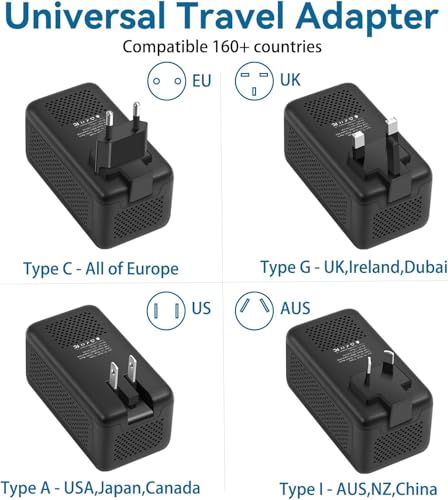 Ipluso 220V To 110V Converter, 220 To 110 Voltage Converter Us To Europe For Hair Dryer thumb #3