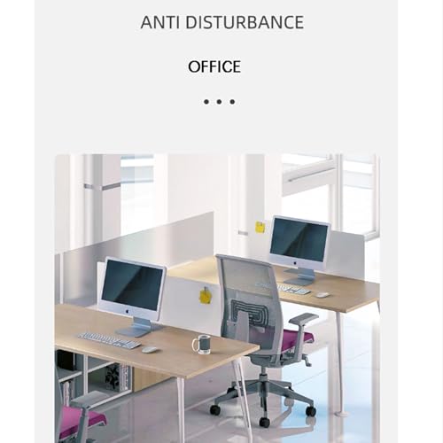 Cloison de bureau acrylique type de protection bleu pour table d'école 30x60cm - 8