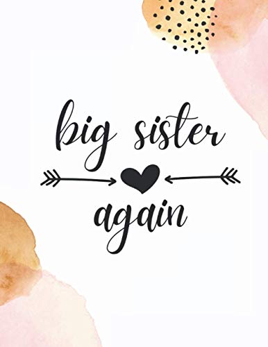 Big Sister Again: New Big sister notebook gift