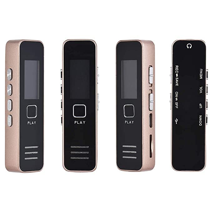 FAVONE Mini Digital Voice Recorder of 32 GB Micro SD Card Supportable Professional Audio Recorder MP 3 Player TF Card Dictaphone Record Microphone Sound Recording Device. 2