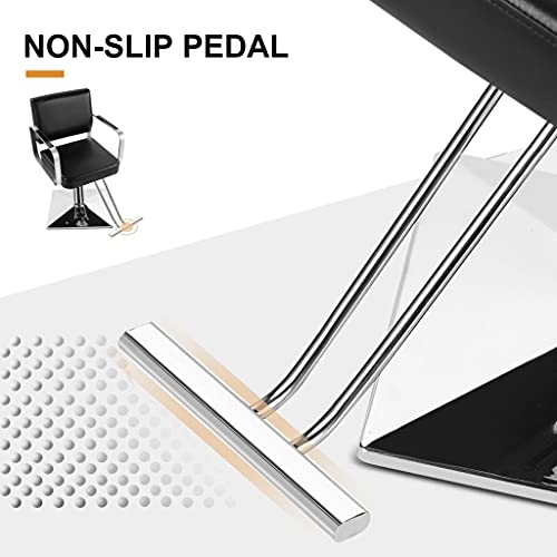 Artist Hand Barber Chairs,All Purpose Classic Salon Chairs With Heavy Duty Hydraulic Pump, 360° Rolling Swivel Spa Beauty Equipment For Hair Stylist Women Man, Max Load 330 Lbs(Black) #TOP2