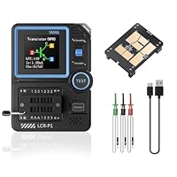 DEWIN LCR-P1 Transistor Tester, Transistortester Multifunktionstester Kondensator Widerstand und Transistor Elektronischer Bauteiltest