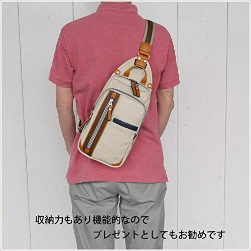 MOUSTACHE（ムスタッシュ）『ボディバッグ合皮（YVQ-5985）』