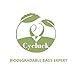 Cycluck 60 Bolsas 30L Bolsa de Basura ecológica 100% Biodegradable y Compostable,...