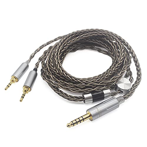 Youkamoo 4.4mm Replacement Cable Compatible with Hifiman HE400S HE-400i HE560 HE350 HE1000 V2 (Dual 2.5mm Male Version) Headphones by Youkamoo - Image 3